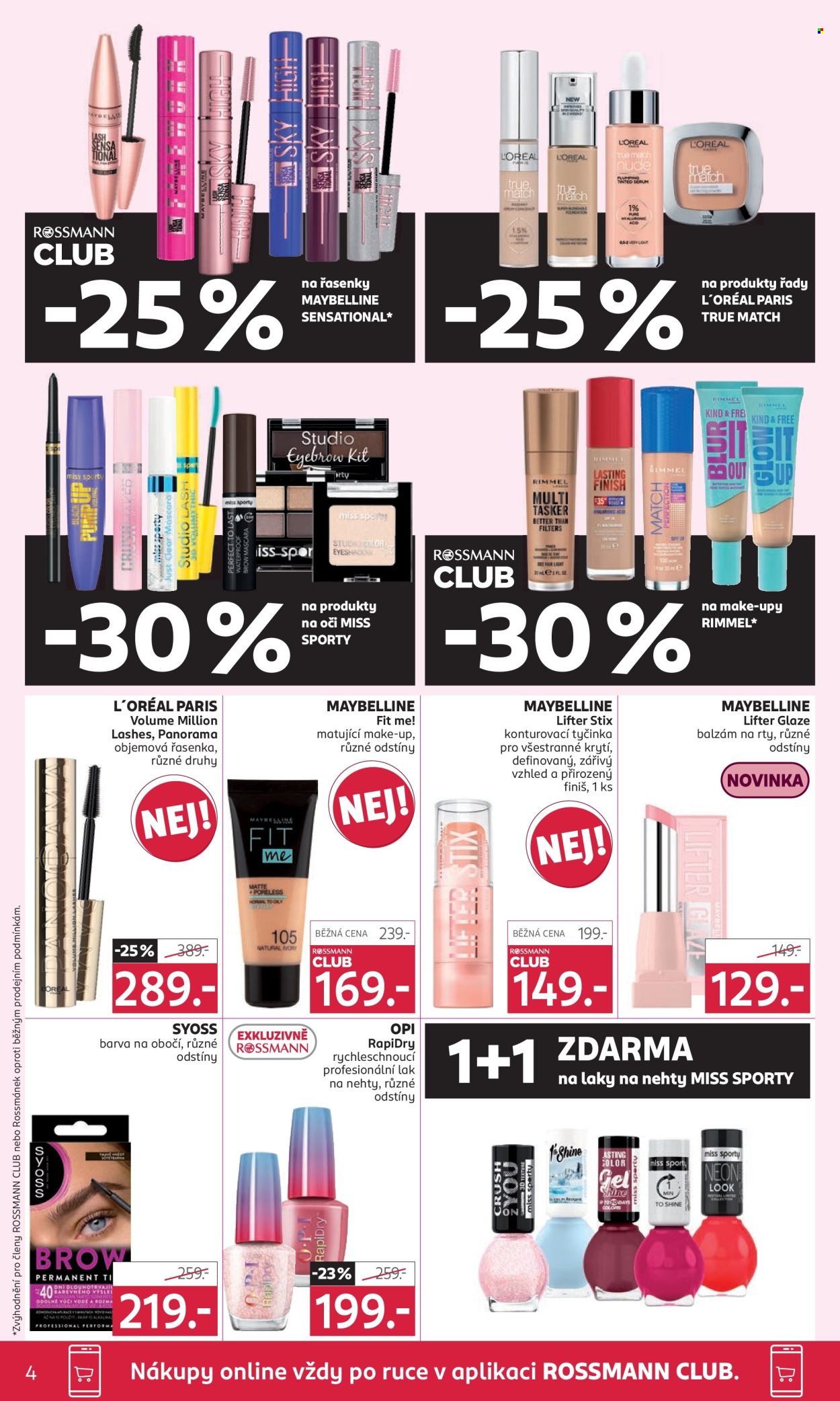 Leták ROSSMANN - 13.8.2025 - 26.8.2025. Strana 4