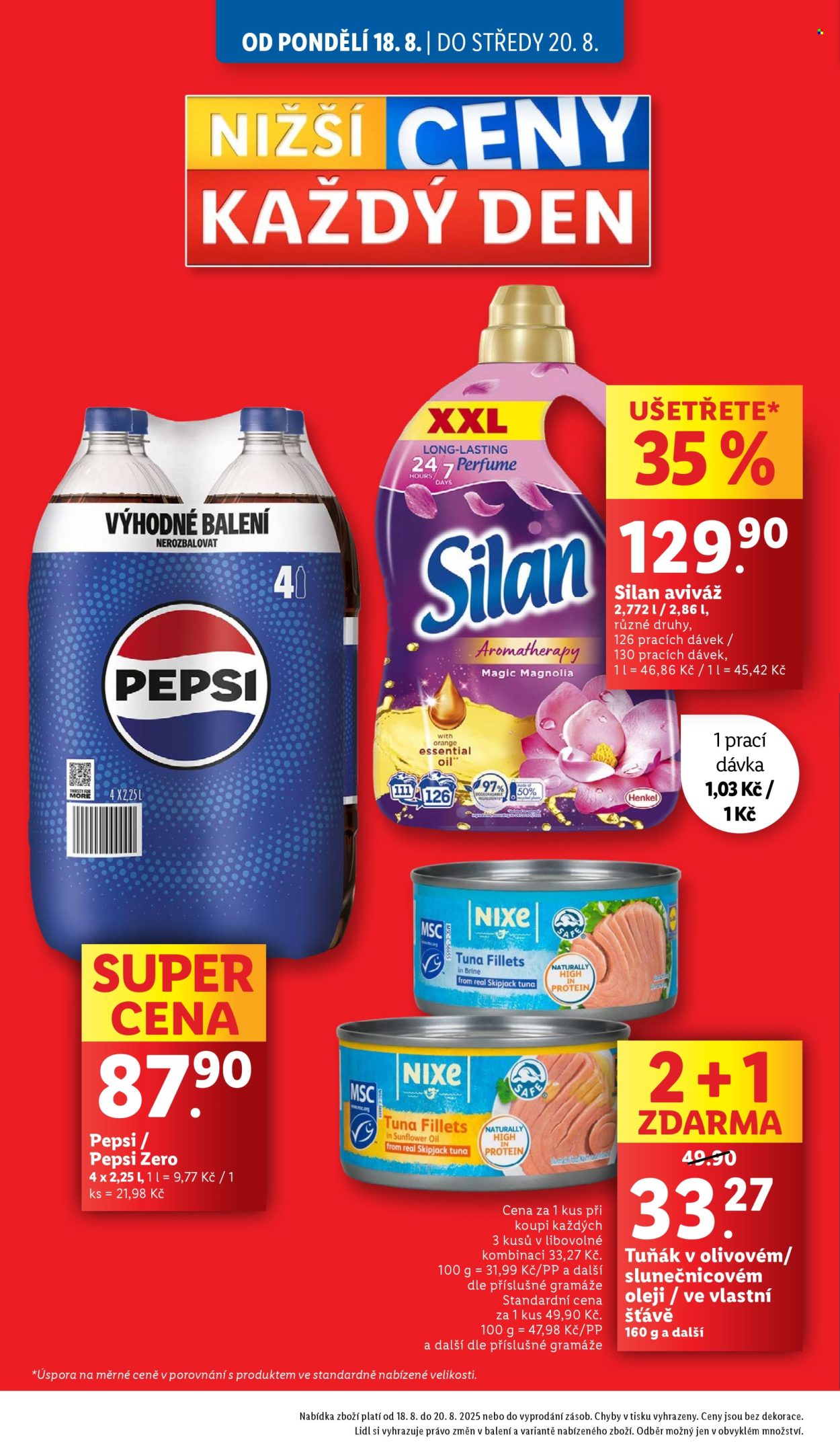 Leták Lidl - 18.8.2025 - 20.8.2025. Strana 2
