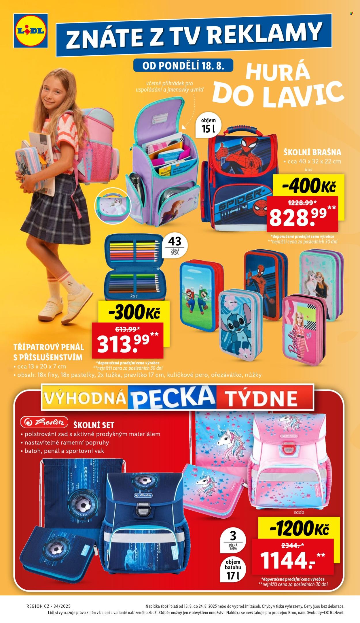 Leták Lidl - 18.8.2025 - 24.8.2025. Strana 4