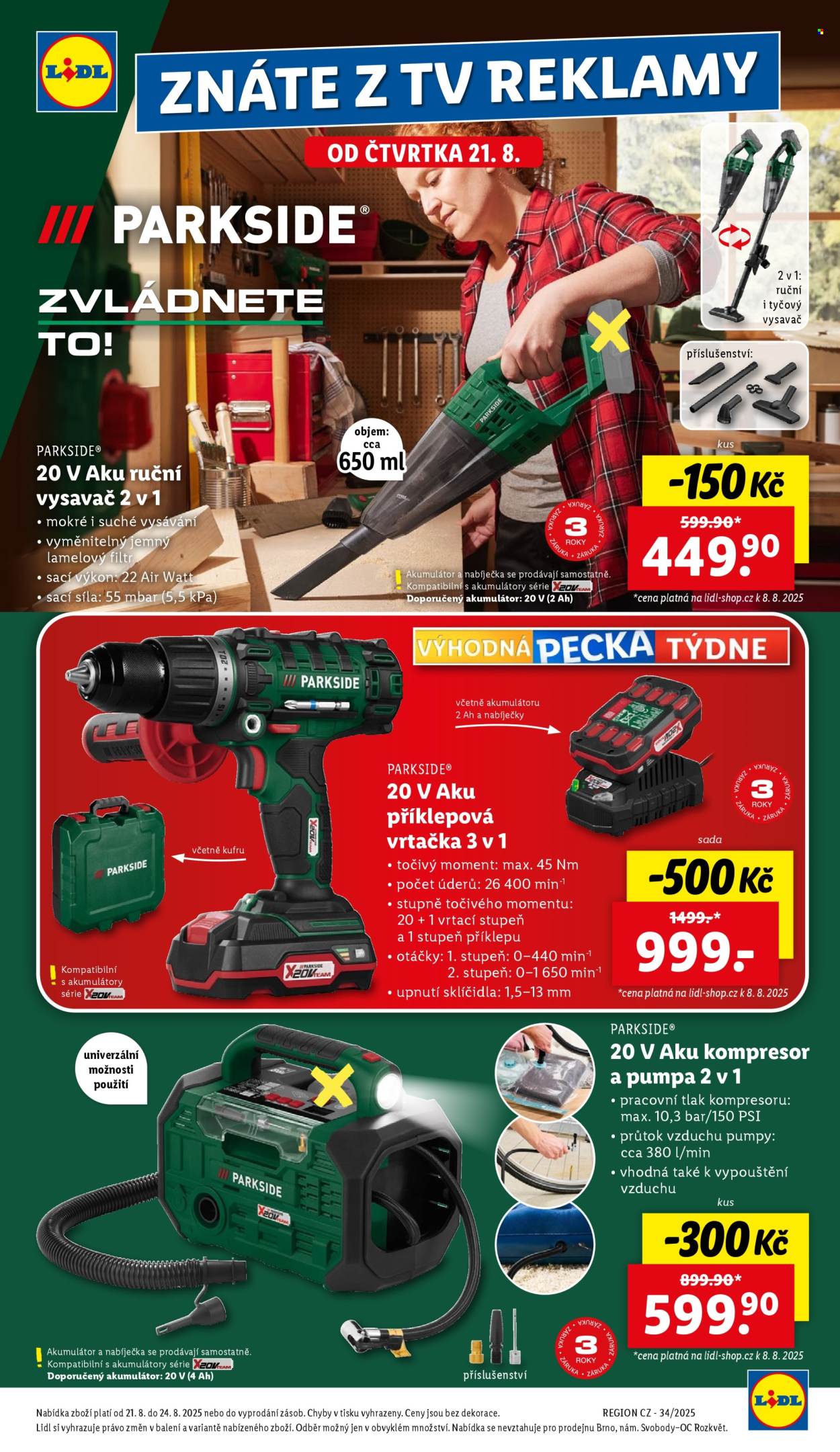 Leták Lidl - 18.8.2025 - 24.8.2025. Strana 21