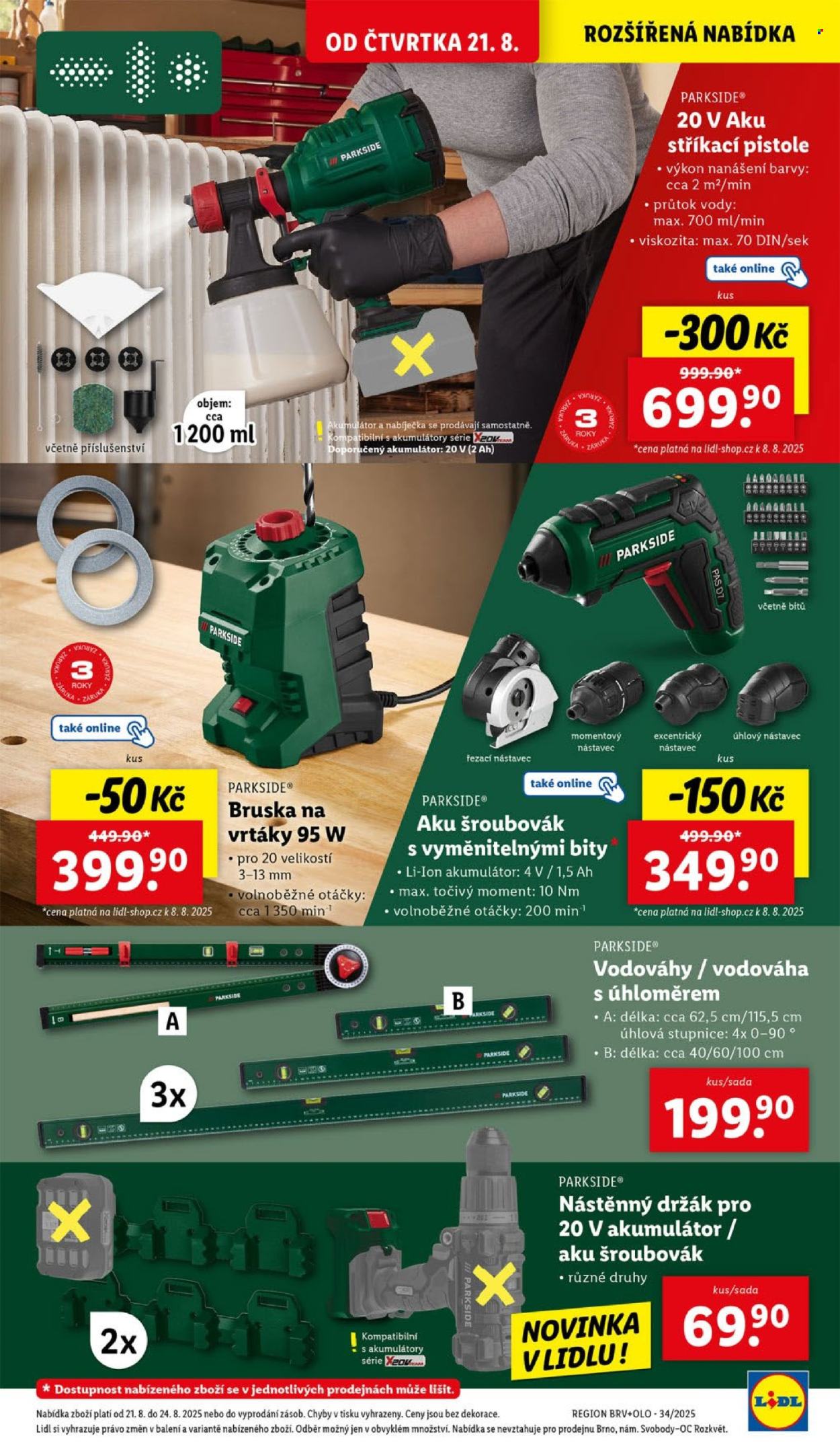 Leták Lidl - 18.8.2025 - 24.8.2025. Strana 25