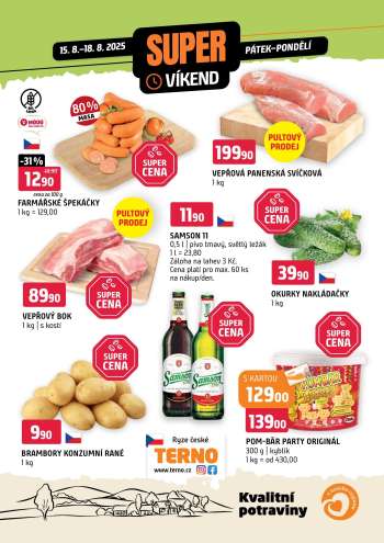 Leták coop TERNO - 15.8.2025 - 18.8.2025.