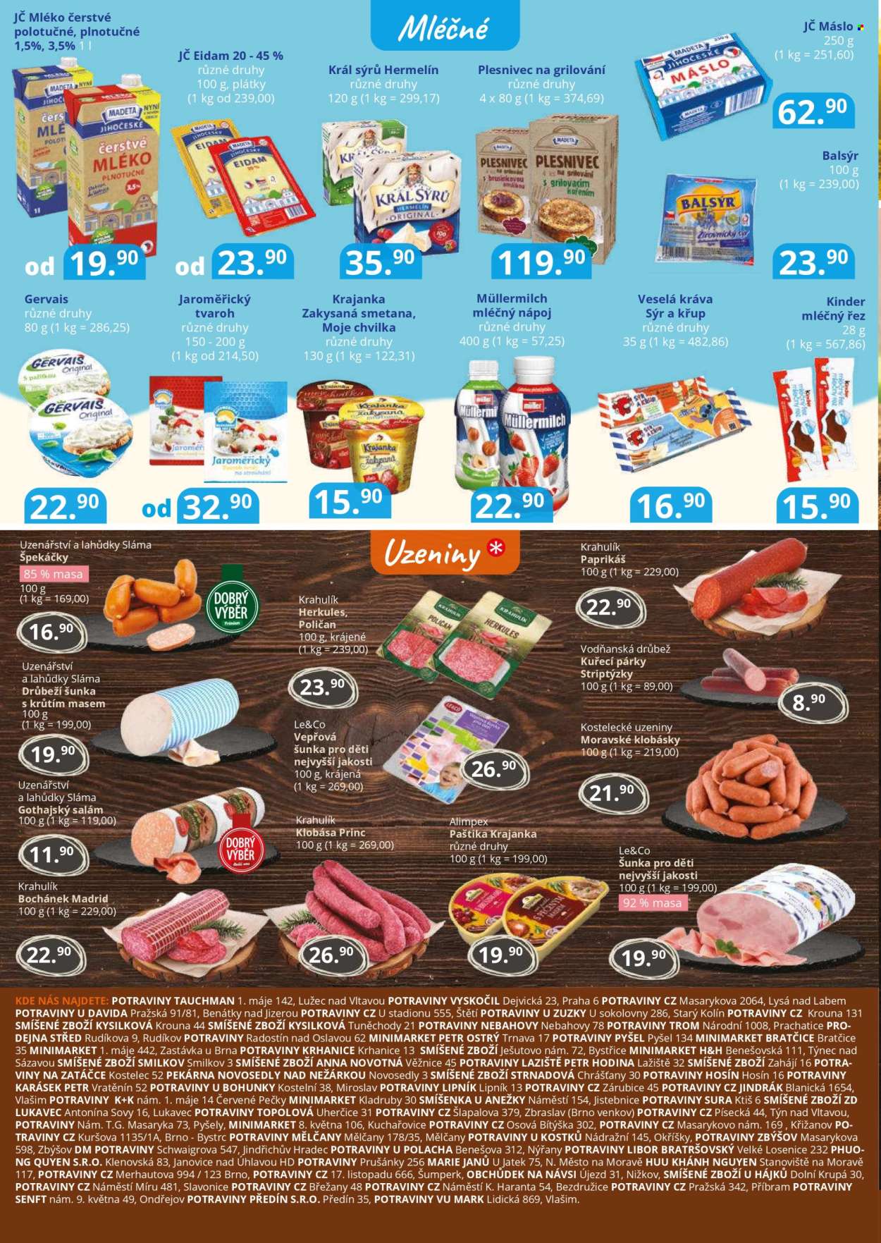 Leták Potraviny CZ - 13.8.2025 - 25.8.2025. Strana 4