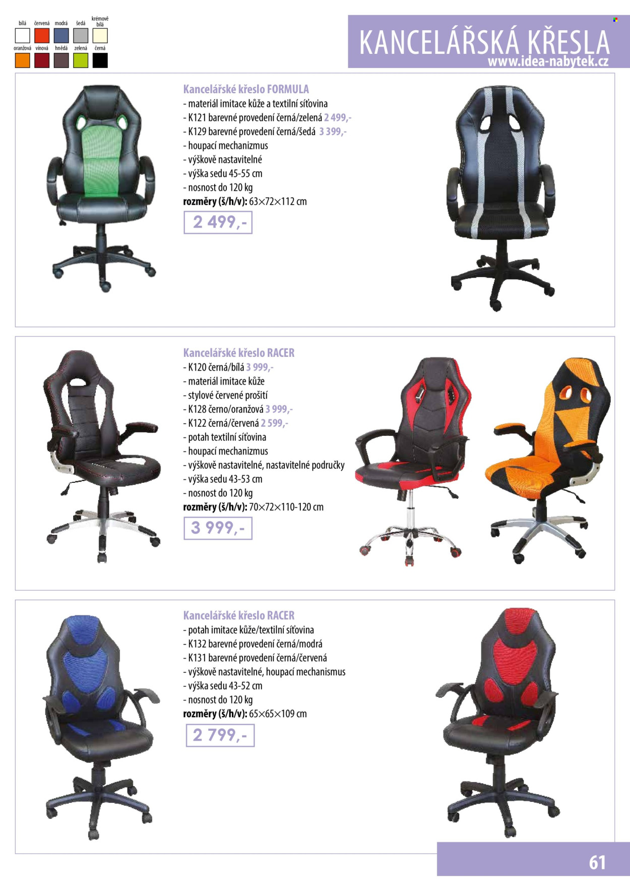 Leták IDEA nábytek. Strana 61