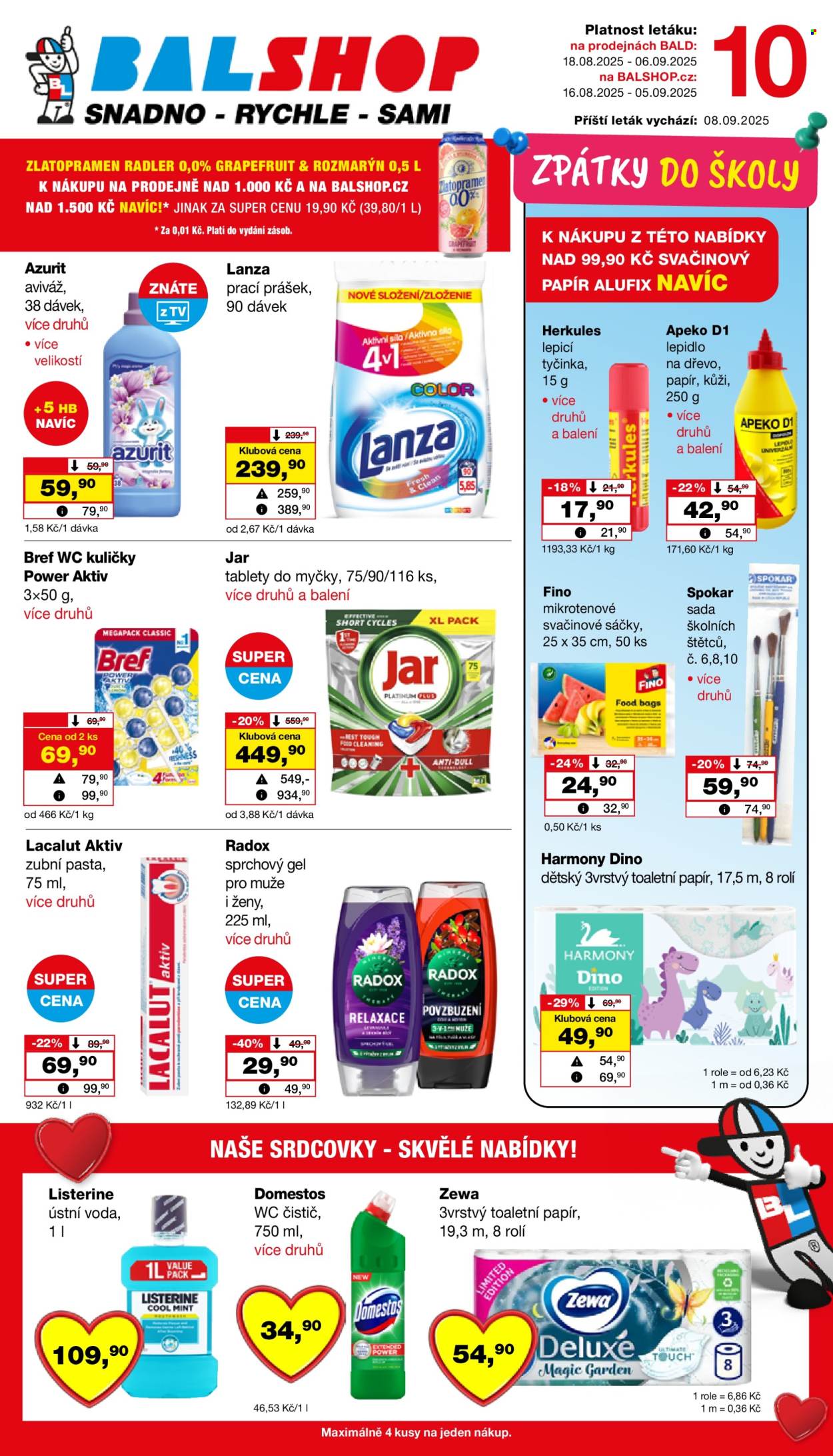 Leták Barvy a laky drogerie - 18.8.2025 - 6.9.2025. Strana 1