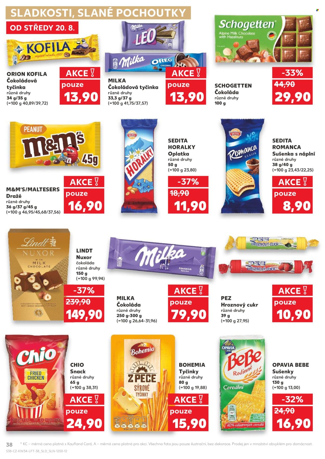 Leták Kaufland - 20.8.2025 - 26.8.2025. Strana 38