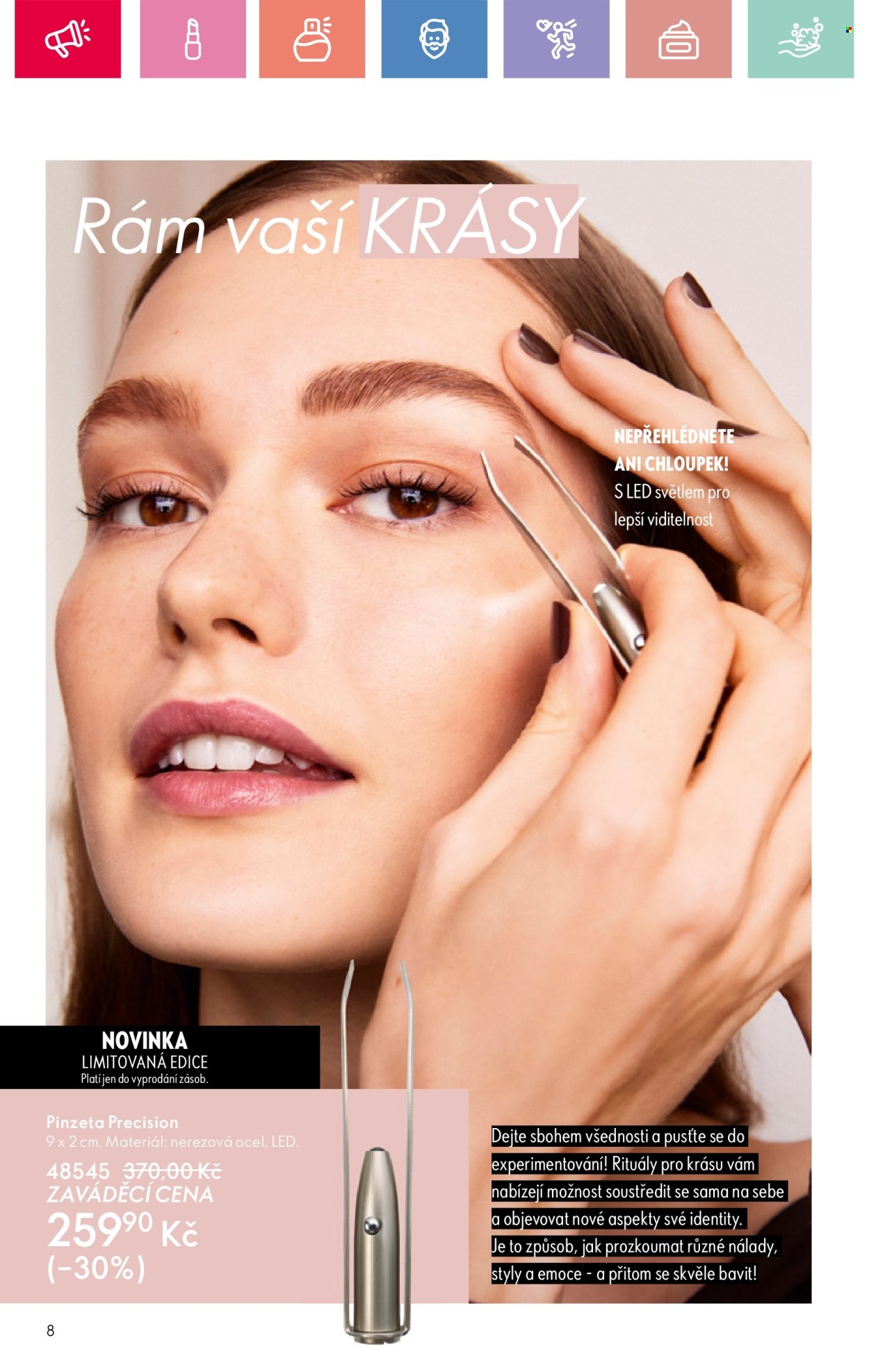 Leták ORIFLAME - 17.8.2025 - 6.9.2025. Strana 8