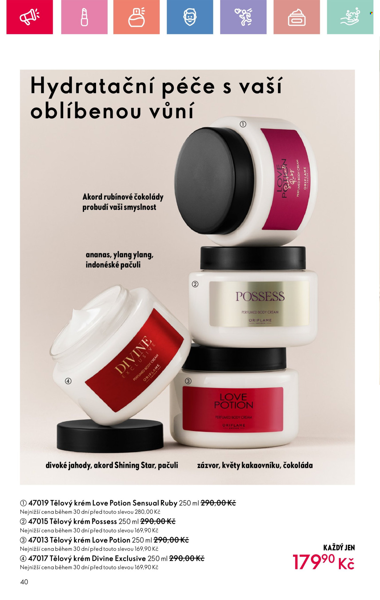 Leták ORIFLAME - 17.8.2025 - 6.9.2025. Strana 40