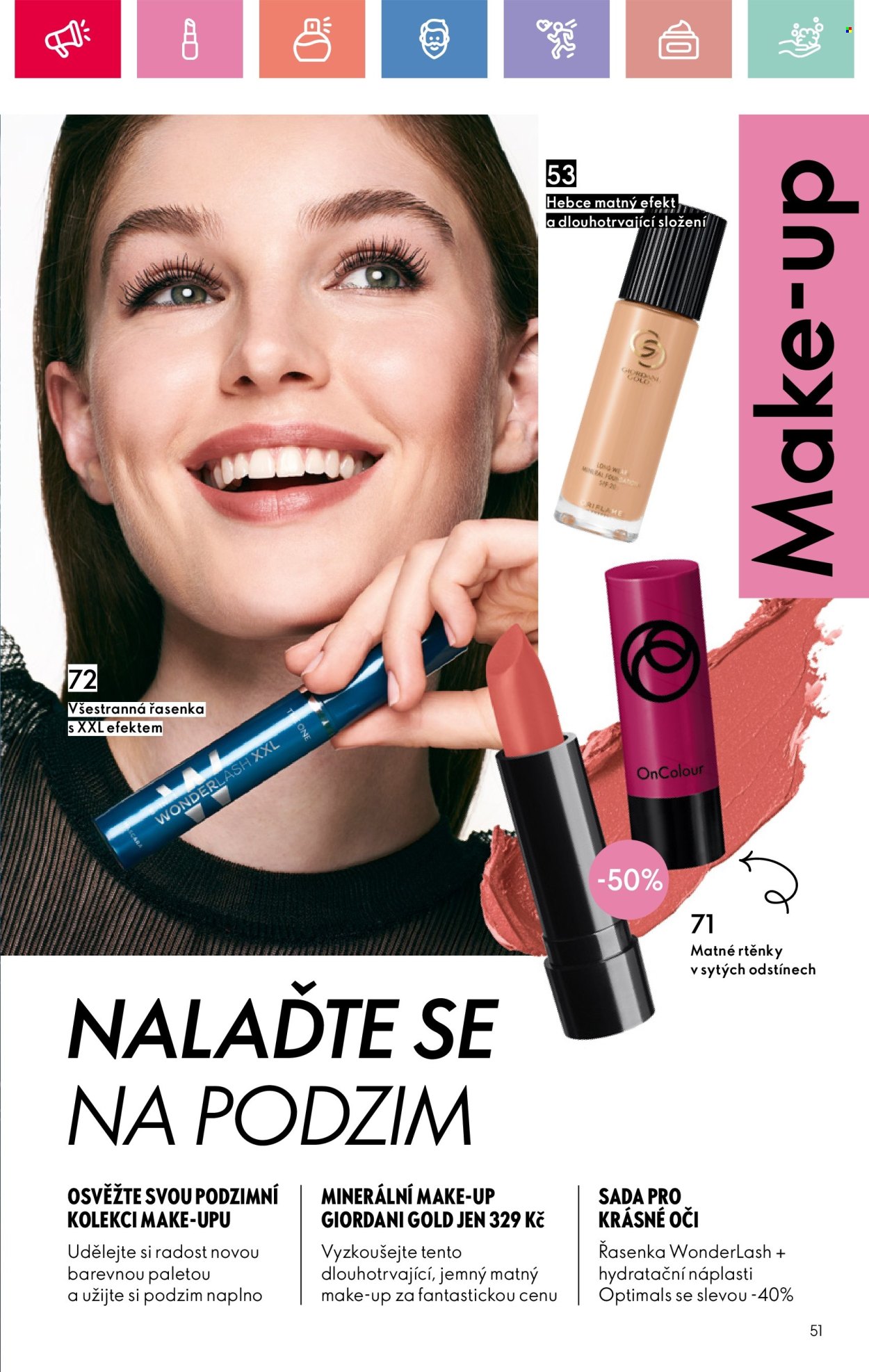 Leták ORIFLAME - 17.8.2025 - 6.9.2025. Strana 51