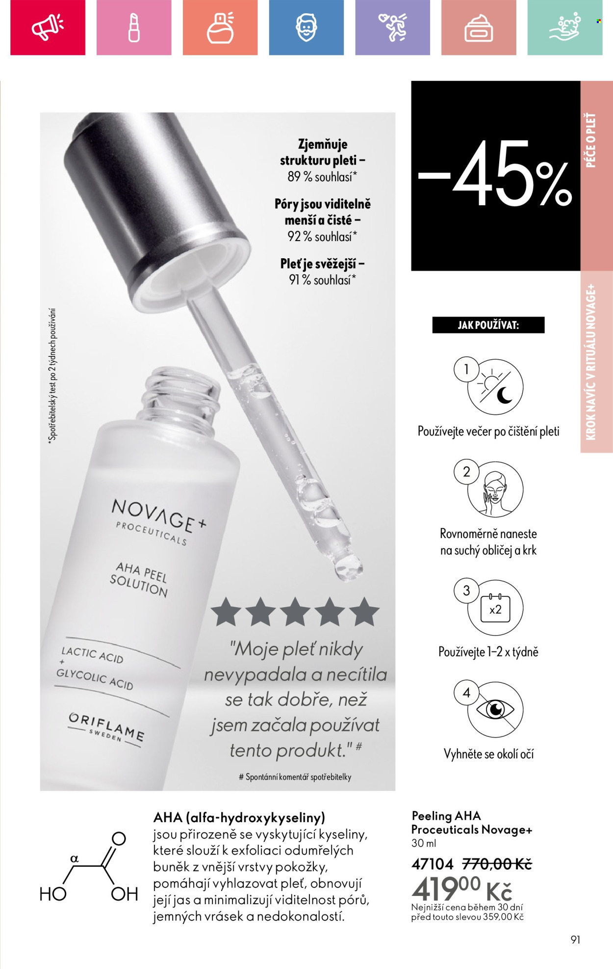 Leták ORIFLAME - 17.8.2025 - 6.9.2025. Strana 91