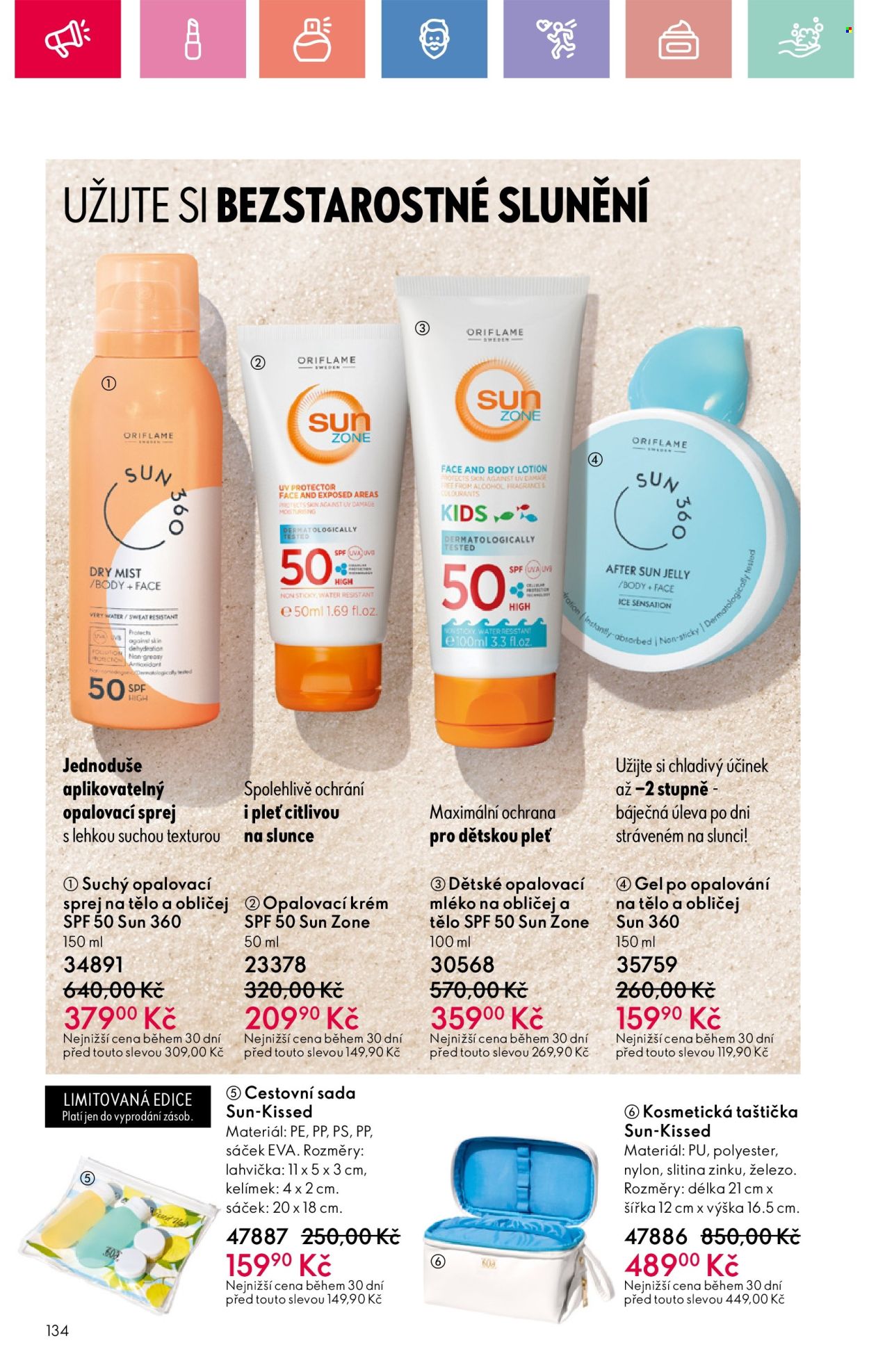 Leták ORIFLAME - 17.8.2025 - 6.9.2025. Strana 134