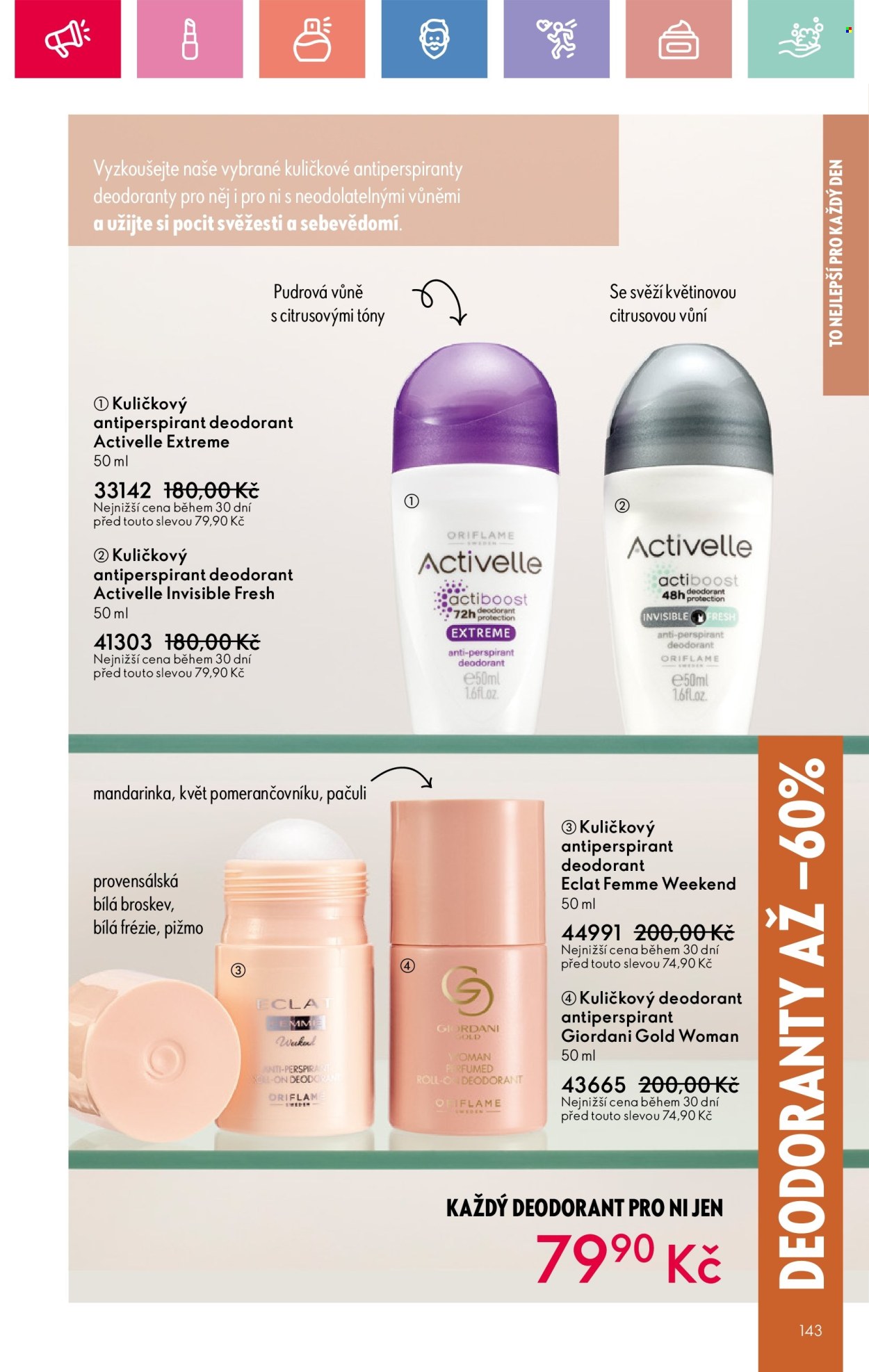 Leták ORIFLAME - 17.8.2025 - 6.9.2025. Strana 143