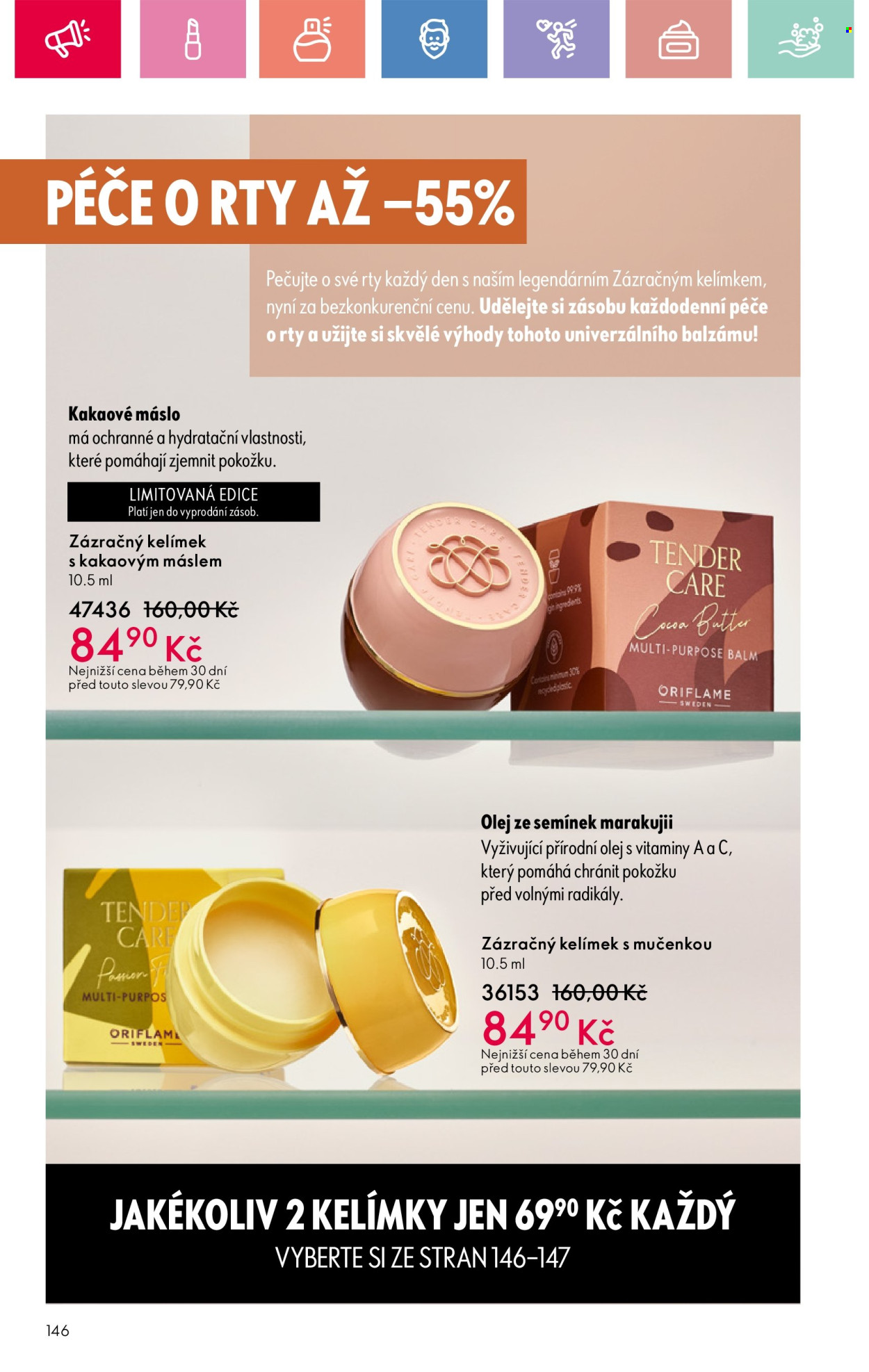 Leták ORIFLAME - 17.8.2025 - 6.9.2025. Strana 146