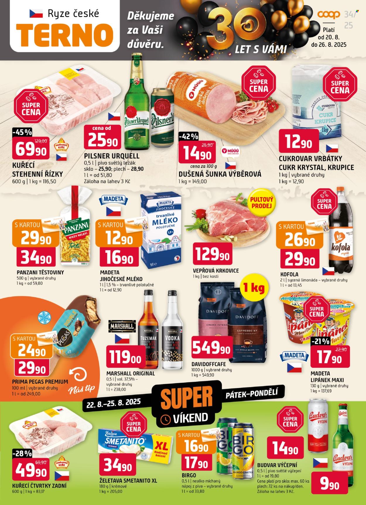 Leták coop TERNO - 20.8.2025 - 26.8.2025. Strana 1