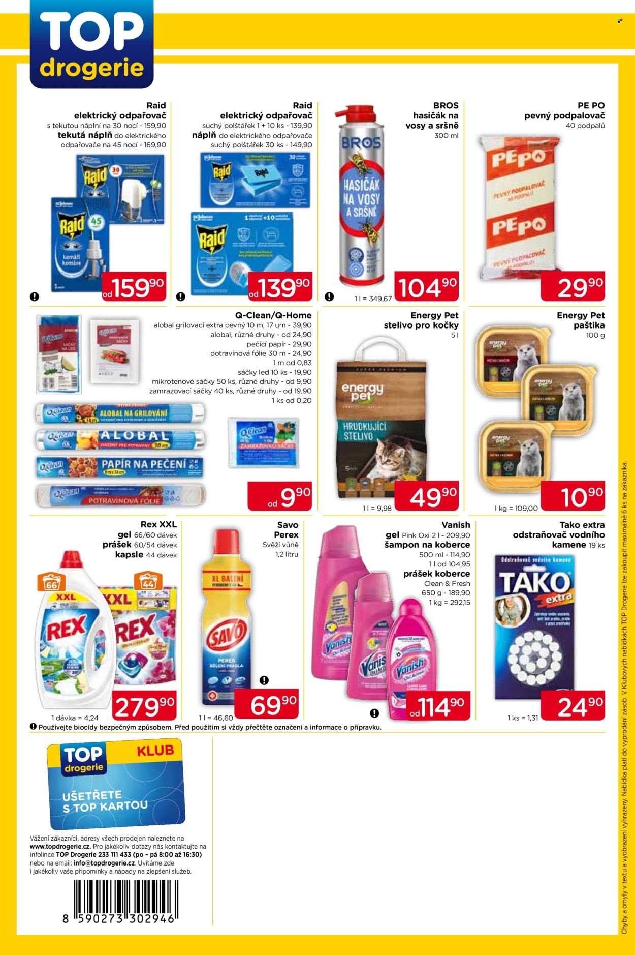Leták TOP drogerie - 21.8.2025 - 30.8.2025. Strana 4
