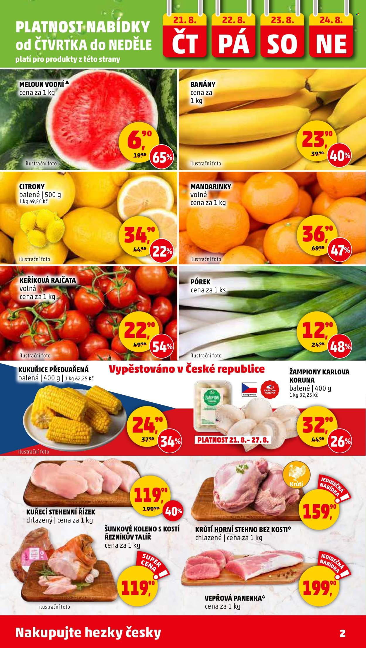 Leták PENNY - 21.8.2025 - 27.8.2025. Strana 2