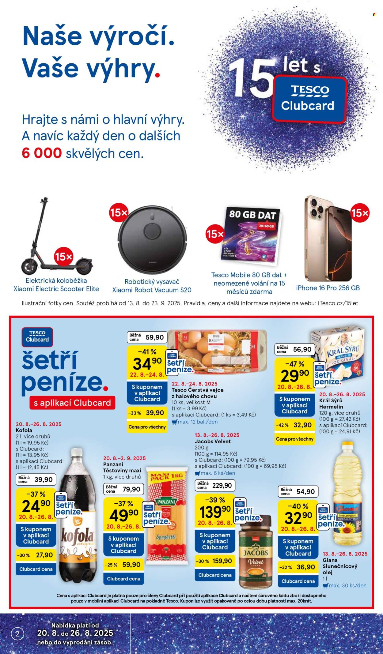 Leták TESCO - 20.8.2025 - 26.8.2025. Strana 2