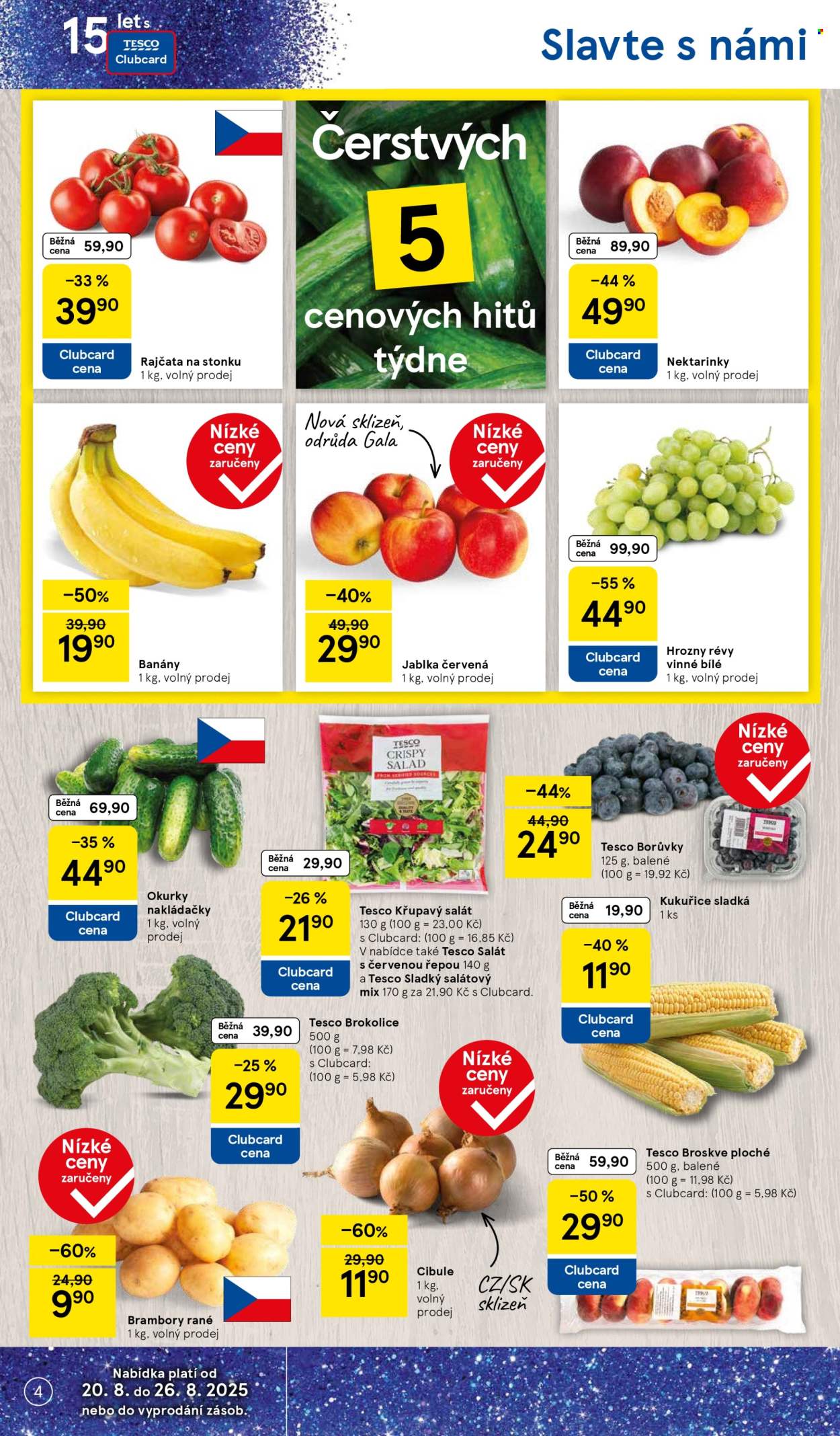 Leták TESCO - 20.8.2025 - 26.8.2025. Strana 4