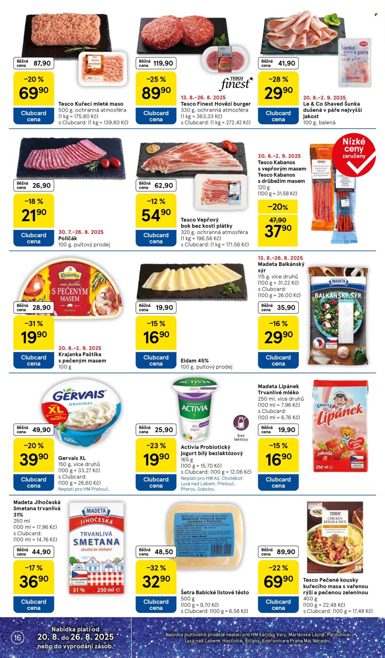 Leták TESCO - 20.8.2025 - 26.8.2025. Strana 16
