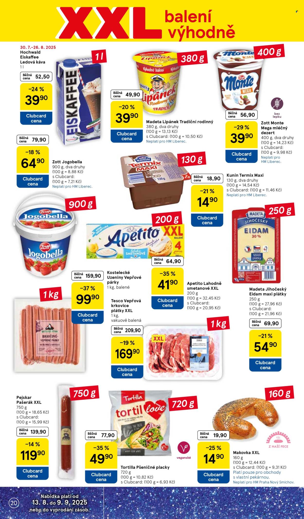 Leták TESCO - 20.8.2025 - 26.8.2025. Strana 20