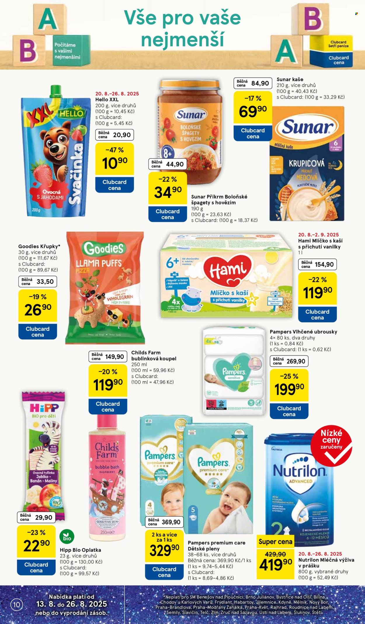 Leták TESCO supermarket - 20.8.2025 - 26.8.2025. Strana 10