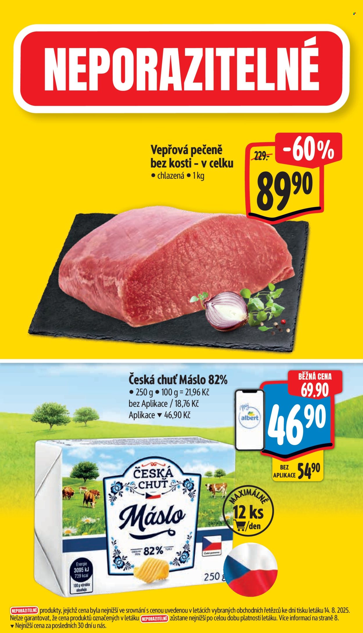 Leták Albert Supermarket - 20.8.2025 - 26.8.2025. Strana 2