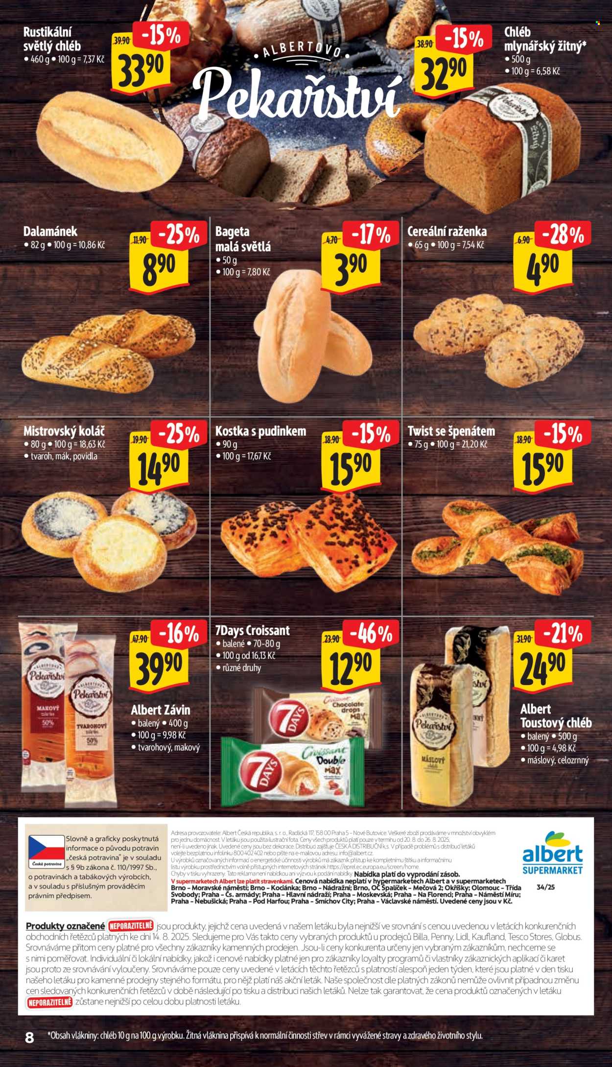 Leták Albert Supermarket - 20.8.2025 - 26.8.2025. Strana 15