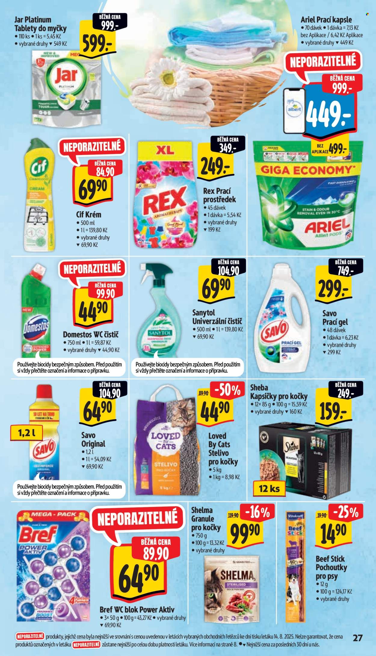 Leták Albert Supermarket - 20.8.2025 - 26.8.2025. Strana 35
