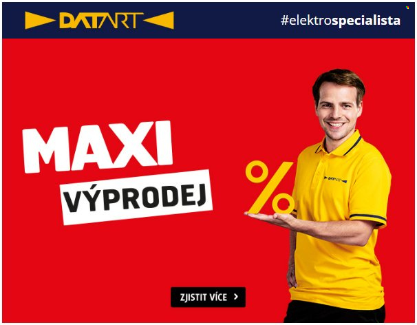 Leták DATART - 19.8.2025 - 24.8.2025. Strana 1