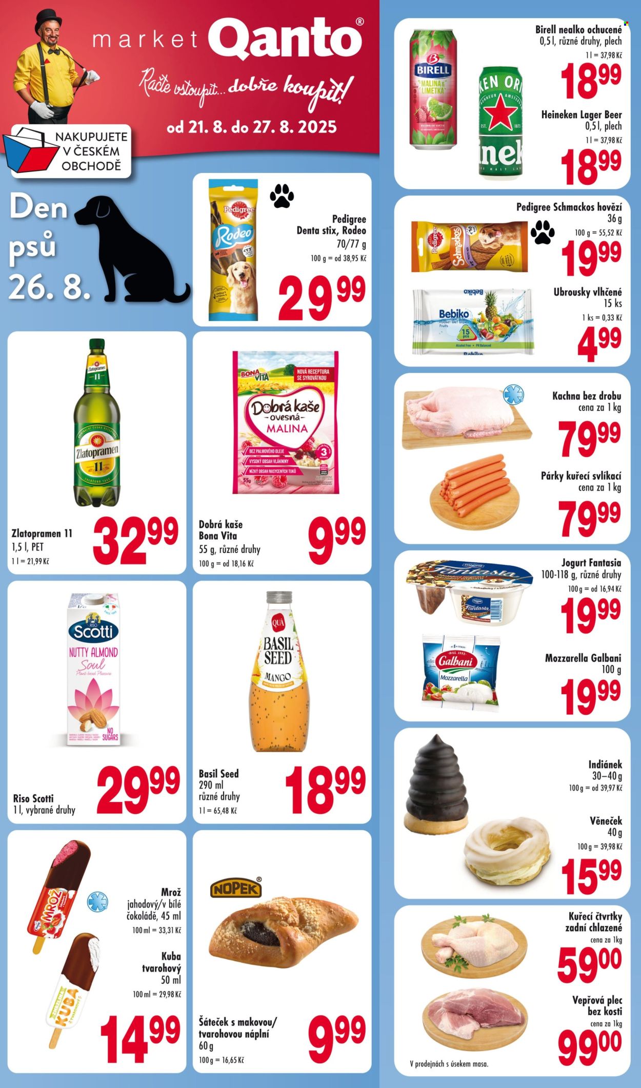 Leták Qanto market - 21.8.2025 - 27.8.2025. Strana 1