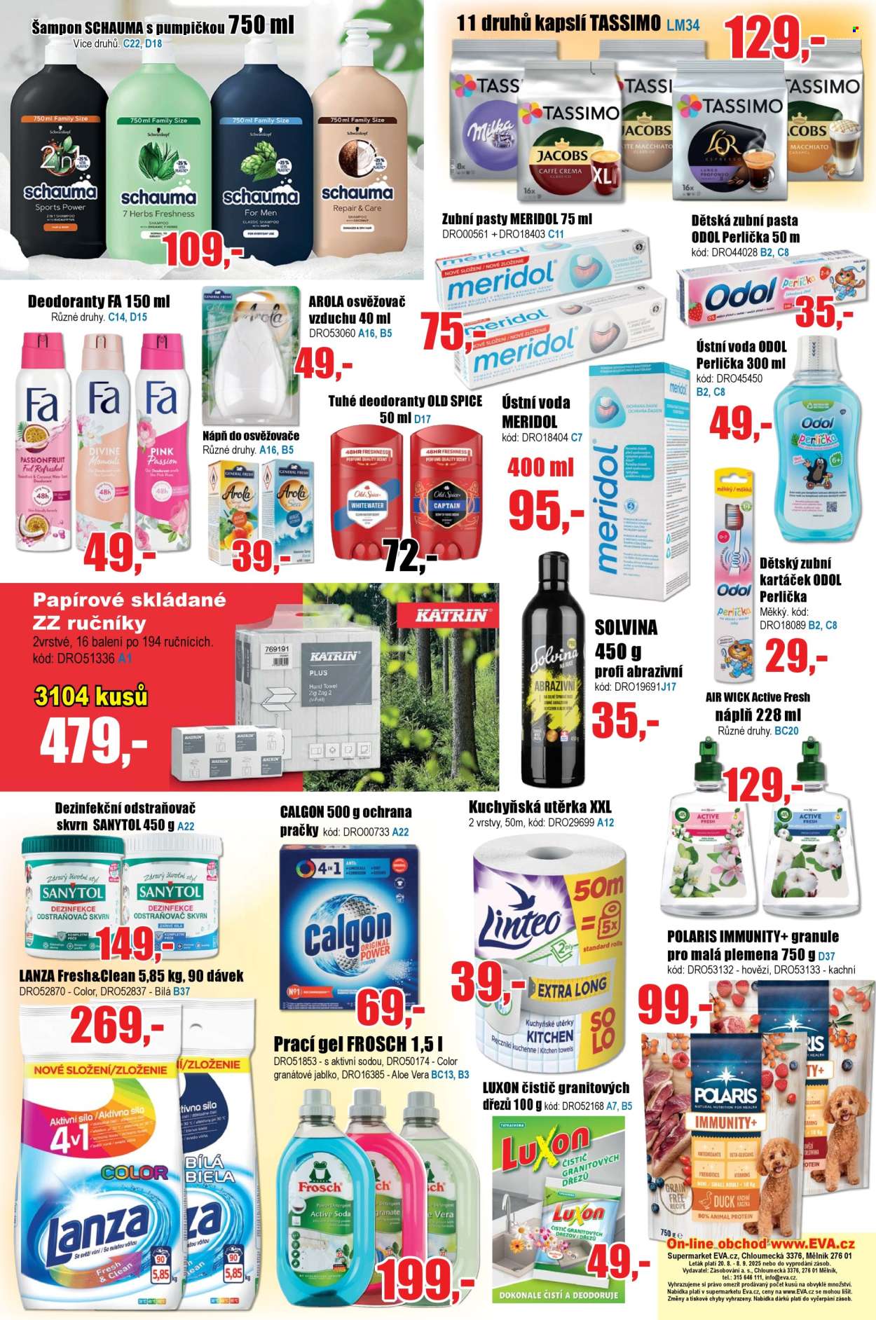 Leták EVA supermarket - 20.8.2025 - 8.9.2025. Strana 6