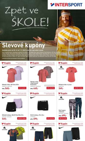 Leták INTERSPORT - 20.8.2025 - 7.9.2025.