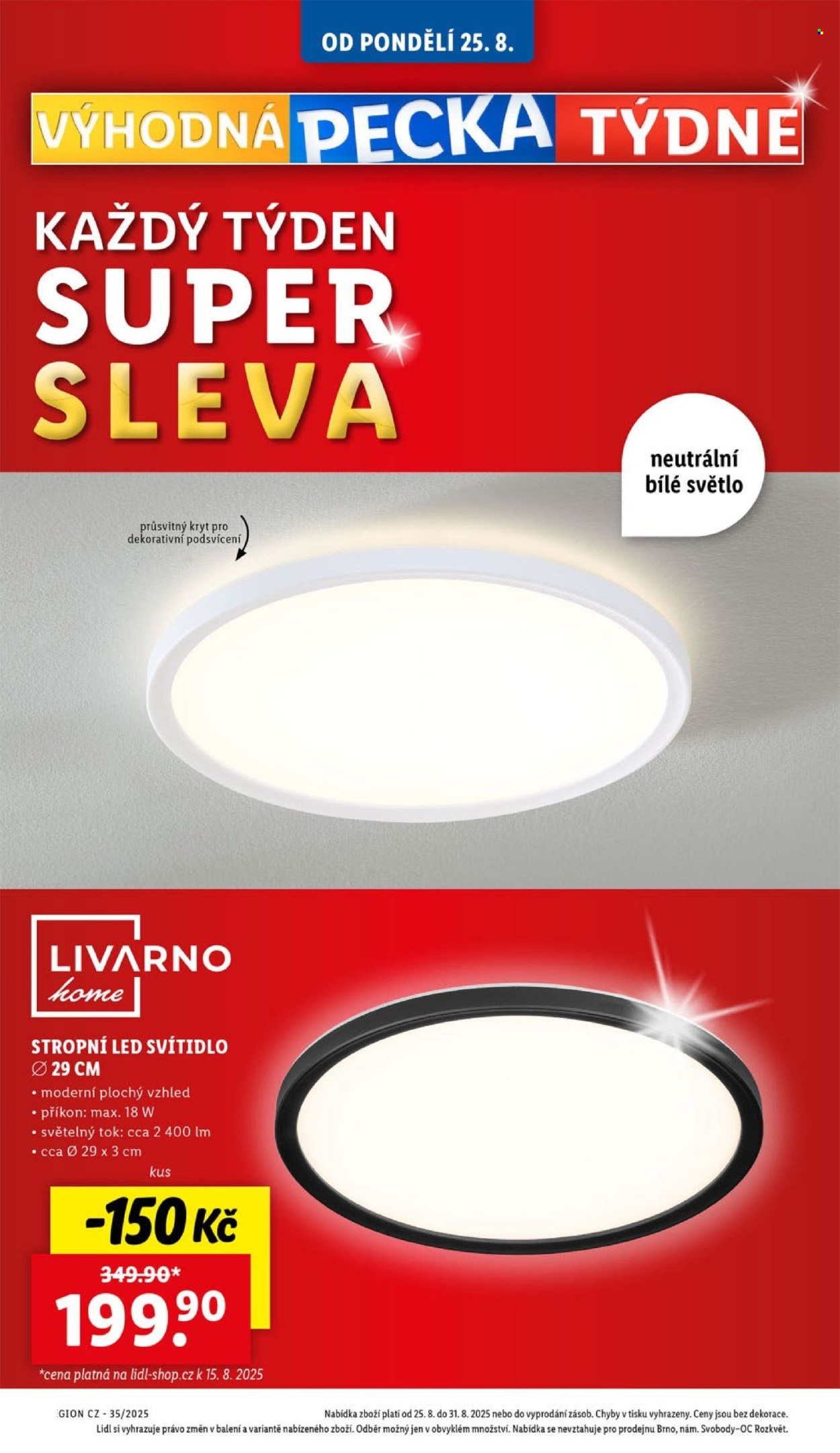 Leták Lidl - 25.8.2025 - 27.8.2025. Strana 6