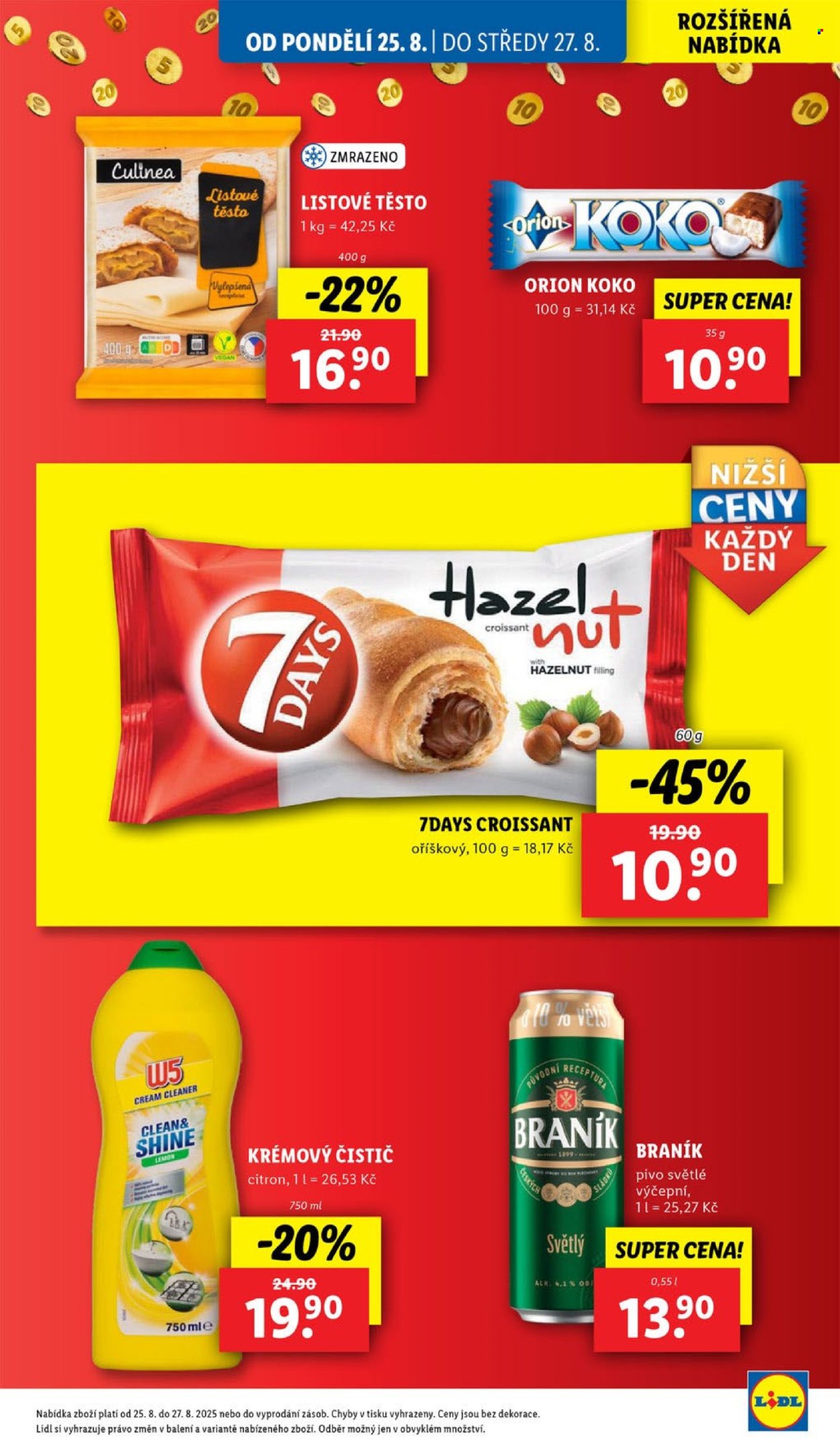 Leták Lidl - 25.8.2025 - 27.8.2025. Strana 19