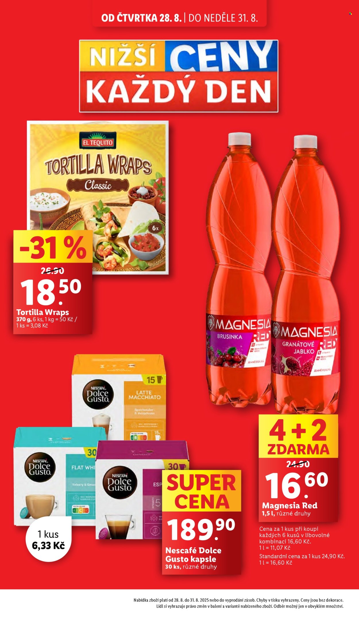 Leták Lidl - 28.8.2025 - 31.8.2025. Strana 2