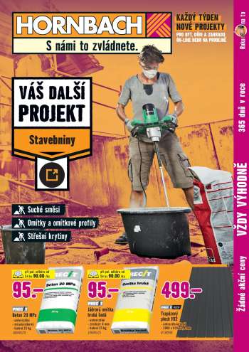 Leták HORNBACH - 20.8.2025 - 3.9.2025.