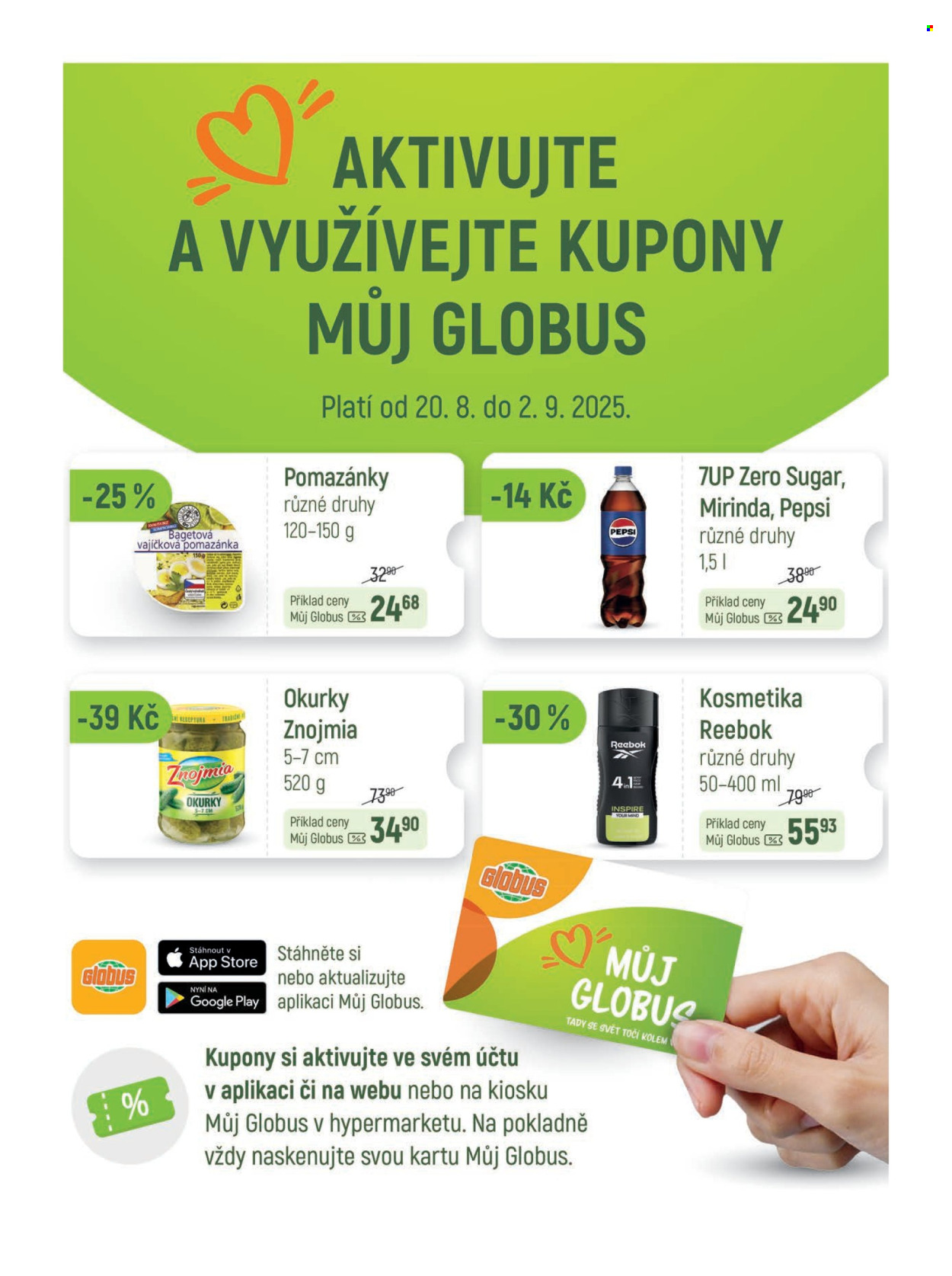 Leták Globus - 27.8.2025 - 2.9.2025. Strana 43