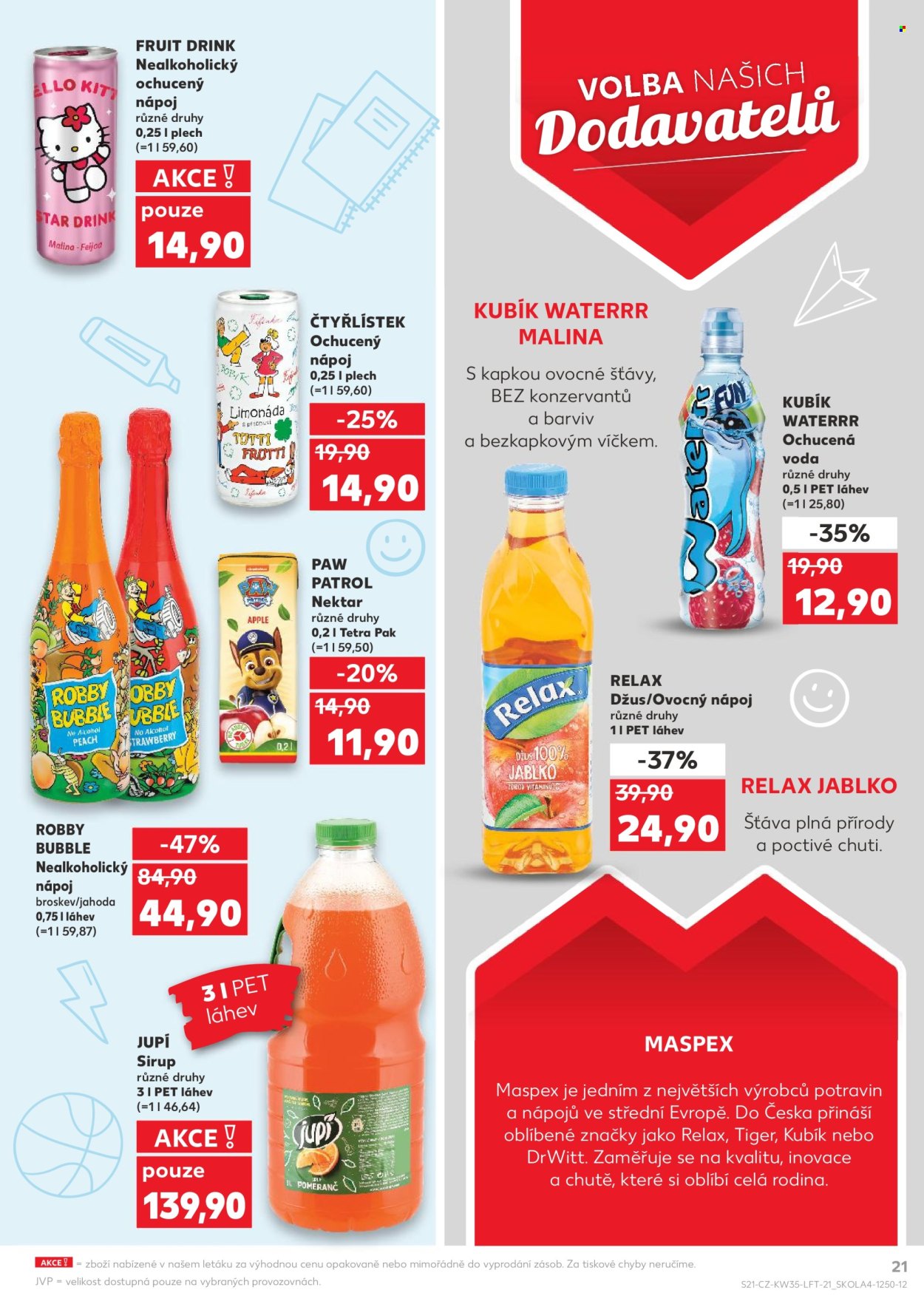 Leták Kaufland - 27.8.2025 - 2.9.2025. Strana 21