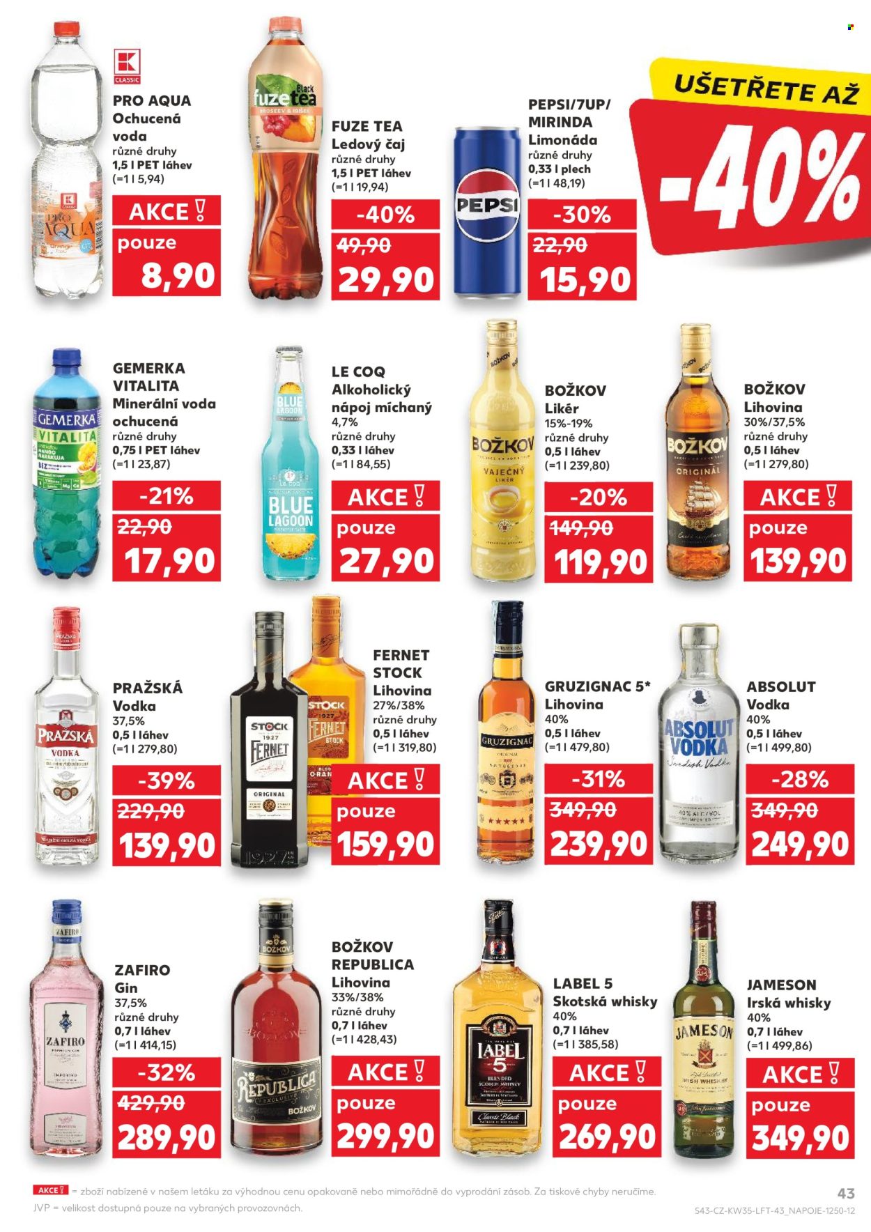 Leták Kaufland - 27.8.2025 - 2.9.2025. Strana 43