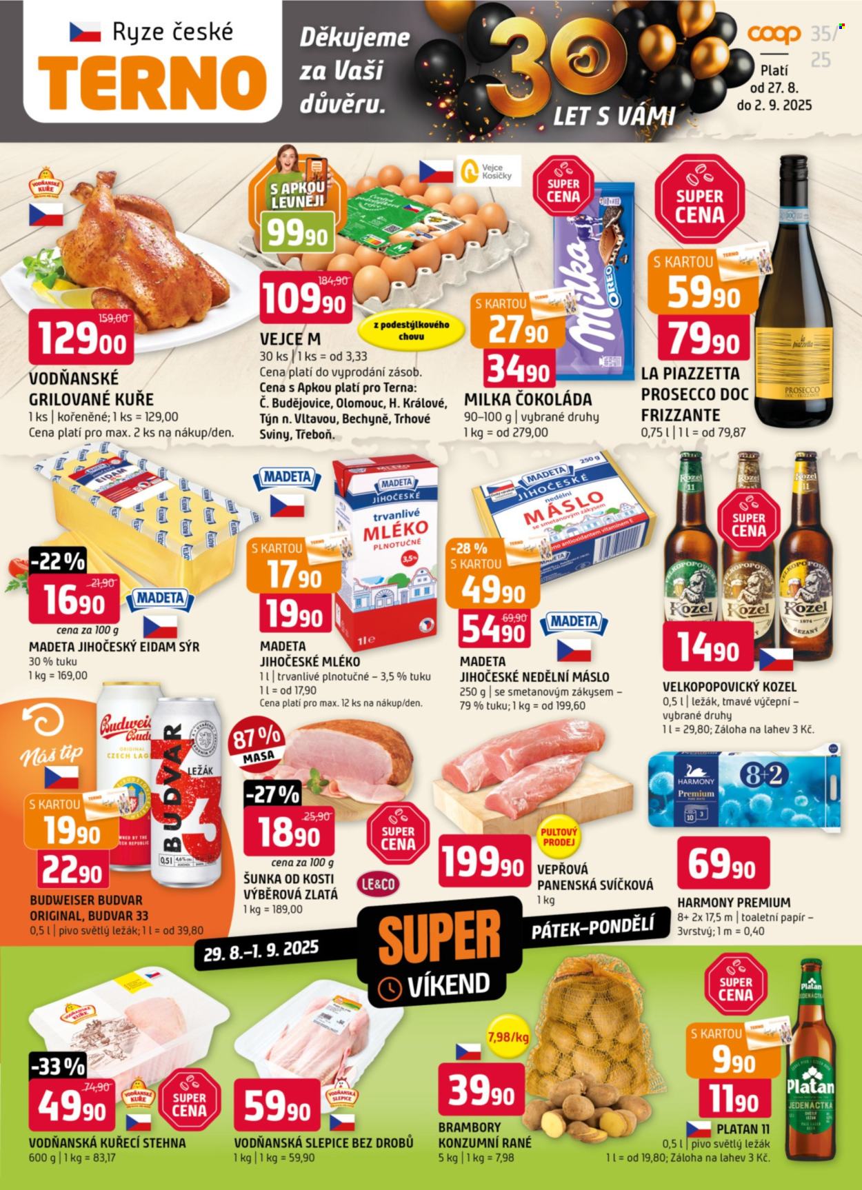 Leták coop TERNO - 27.8.2025 - 2.9.2025. Strana 1