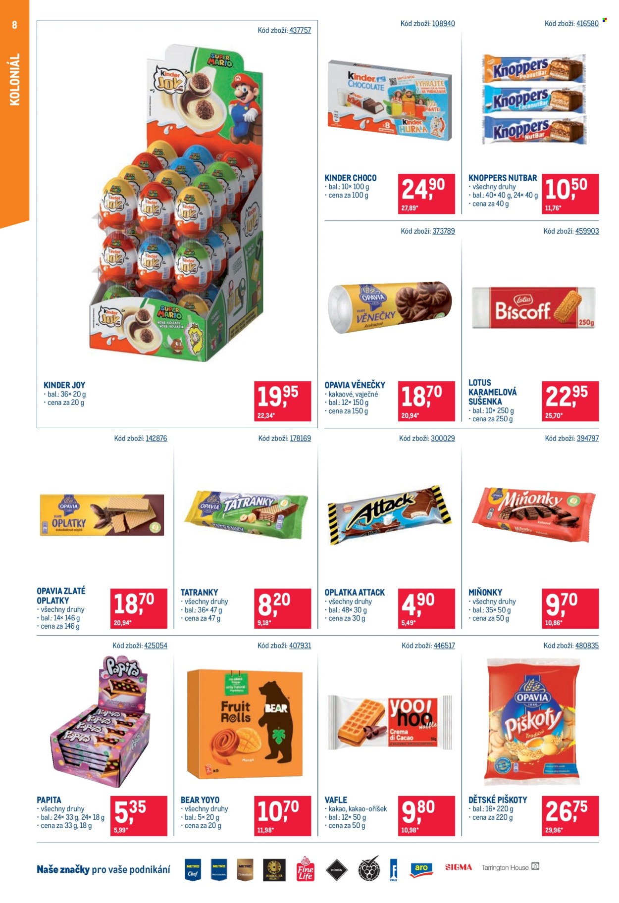 Leták MAKRO - 27.8.2025 - 9.9.2025. Strana 8