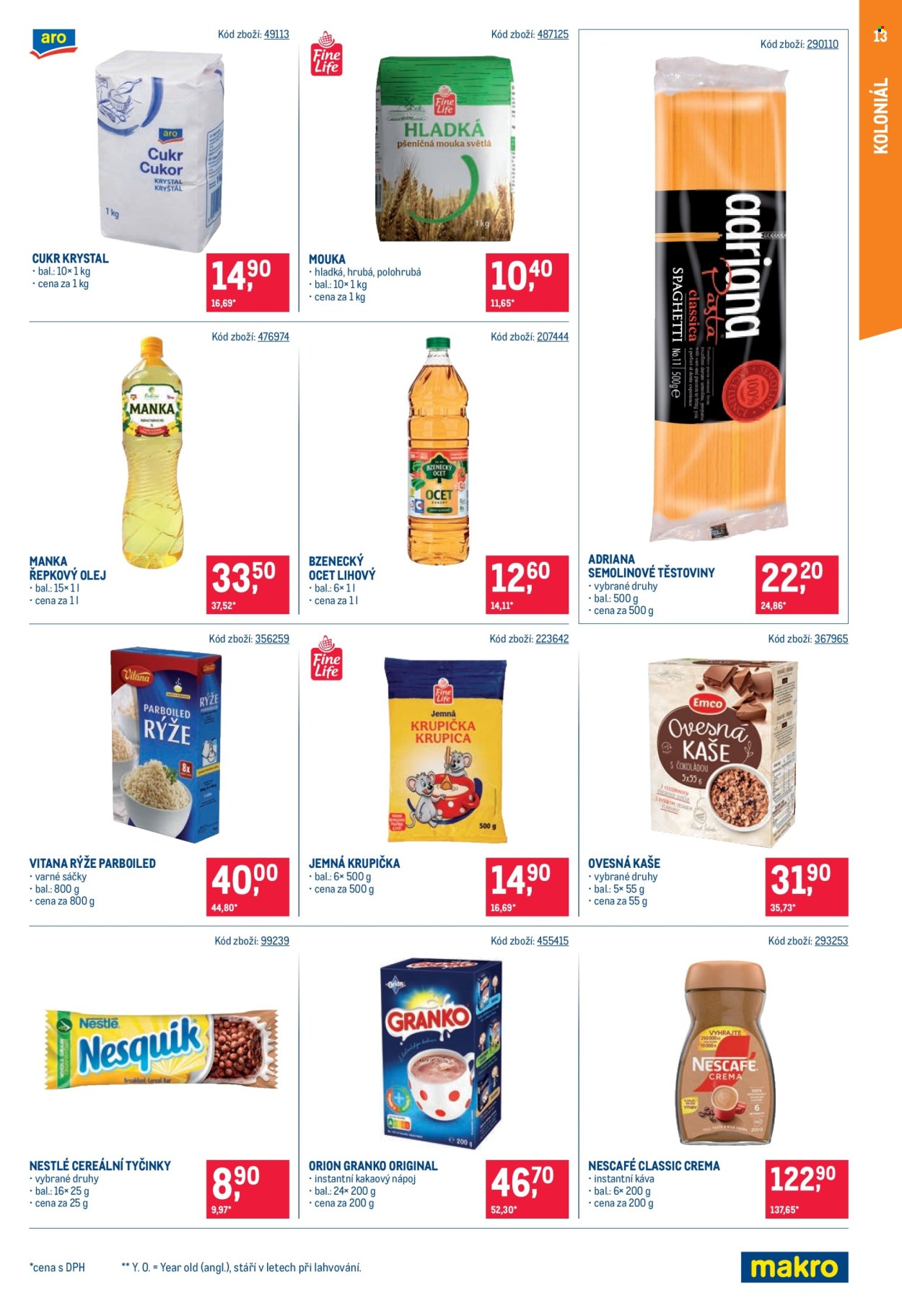 Leták MAKRO - 27.8.2025 - 9.9.2025. Strana 13