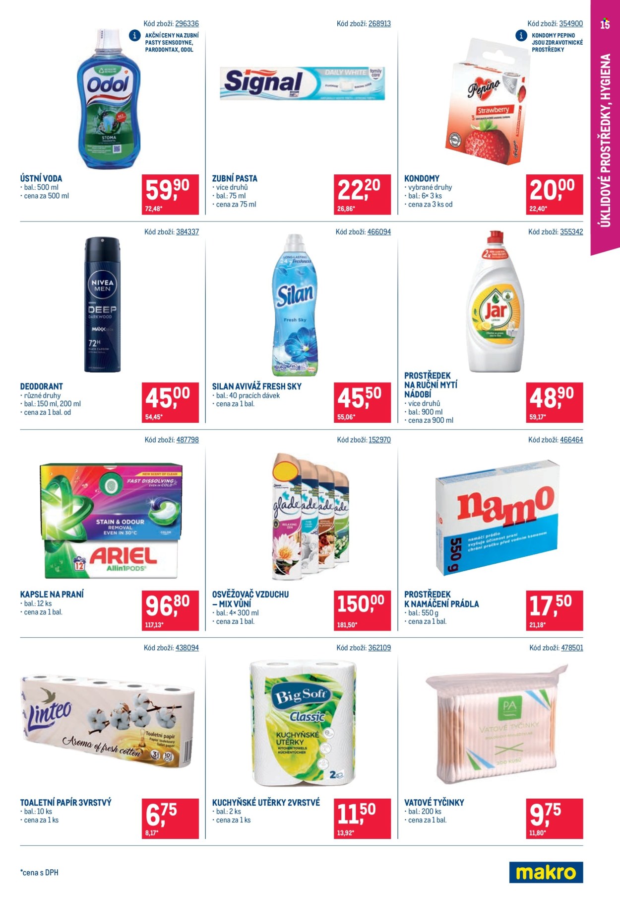 Leták MAKRO - 27.8.2025 - 9.9.2025. Strana 15