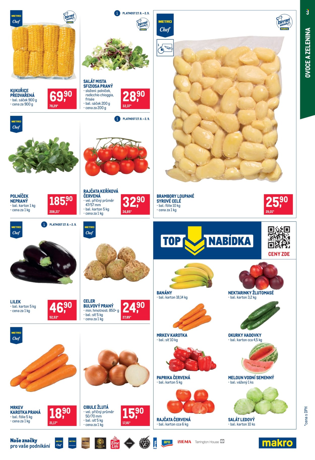 Leták MAKRO - 27.8.2025 - 9.9.2025. Strana 3