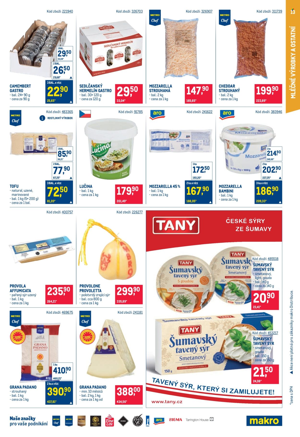 Leták MAKRO - 27.8.2025 - 9.9.2025. Strana 13