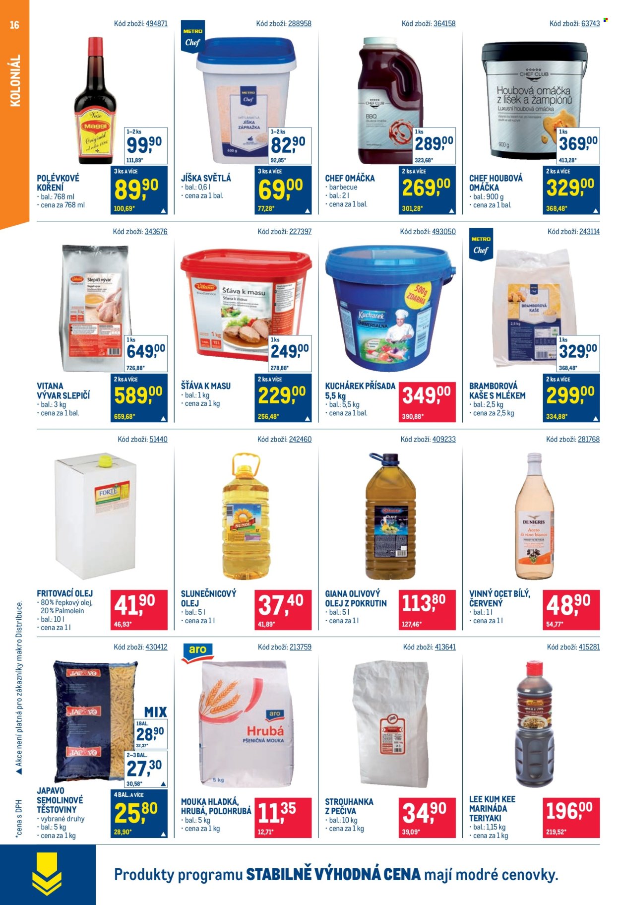 Leták MAKRO - 27.8.2025 - 9.9.2025. Strana 16