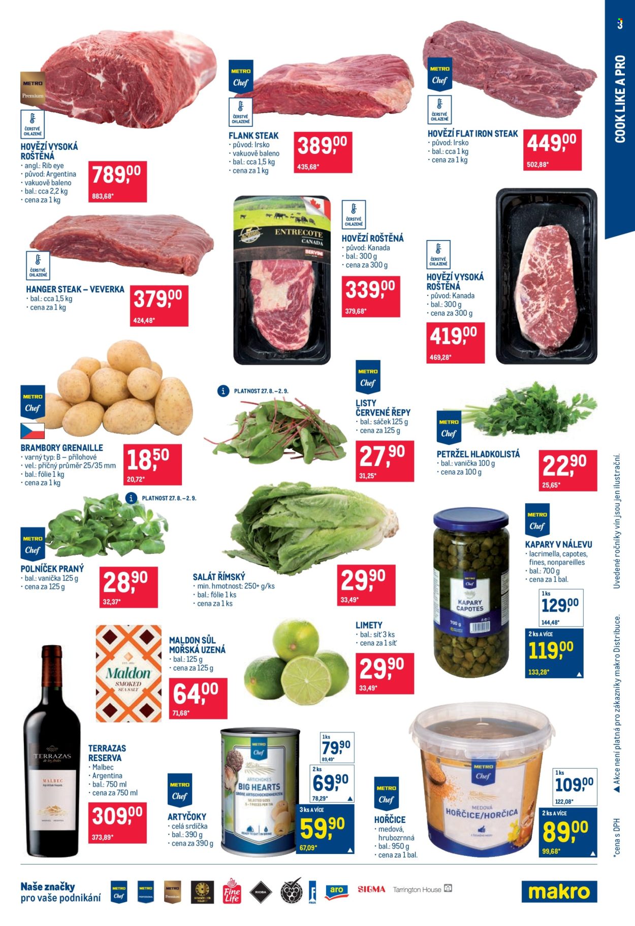 Leták MAKRO - 27.8.2025 - 9.9.2025. Strana 3