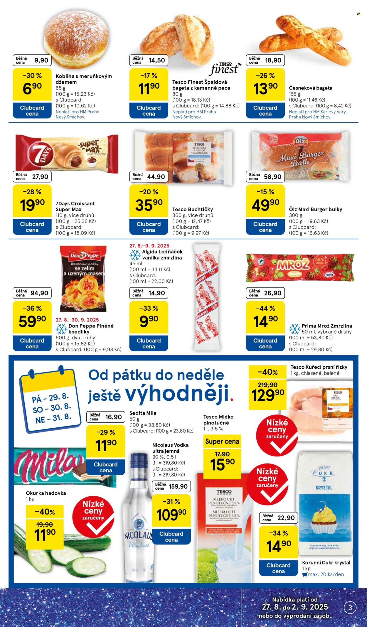 Leták TESCO - 27.8.2025 - 2.9.2025. Strana 3