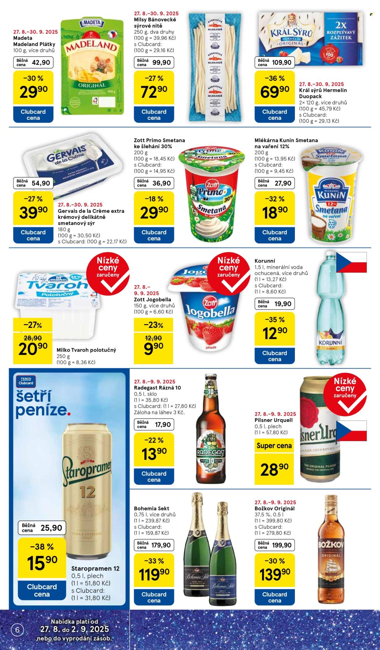 Leták TESCO - 27.8.2025 - 2.9.2025. Strana 6
