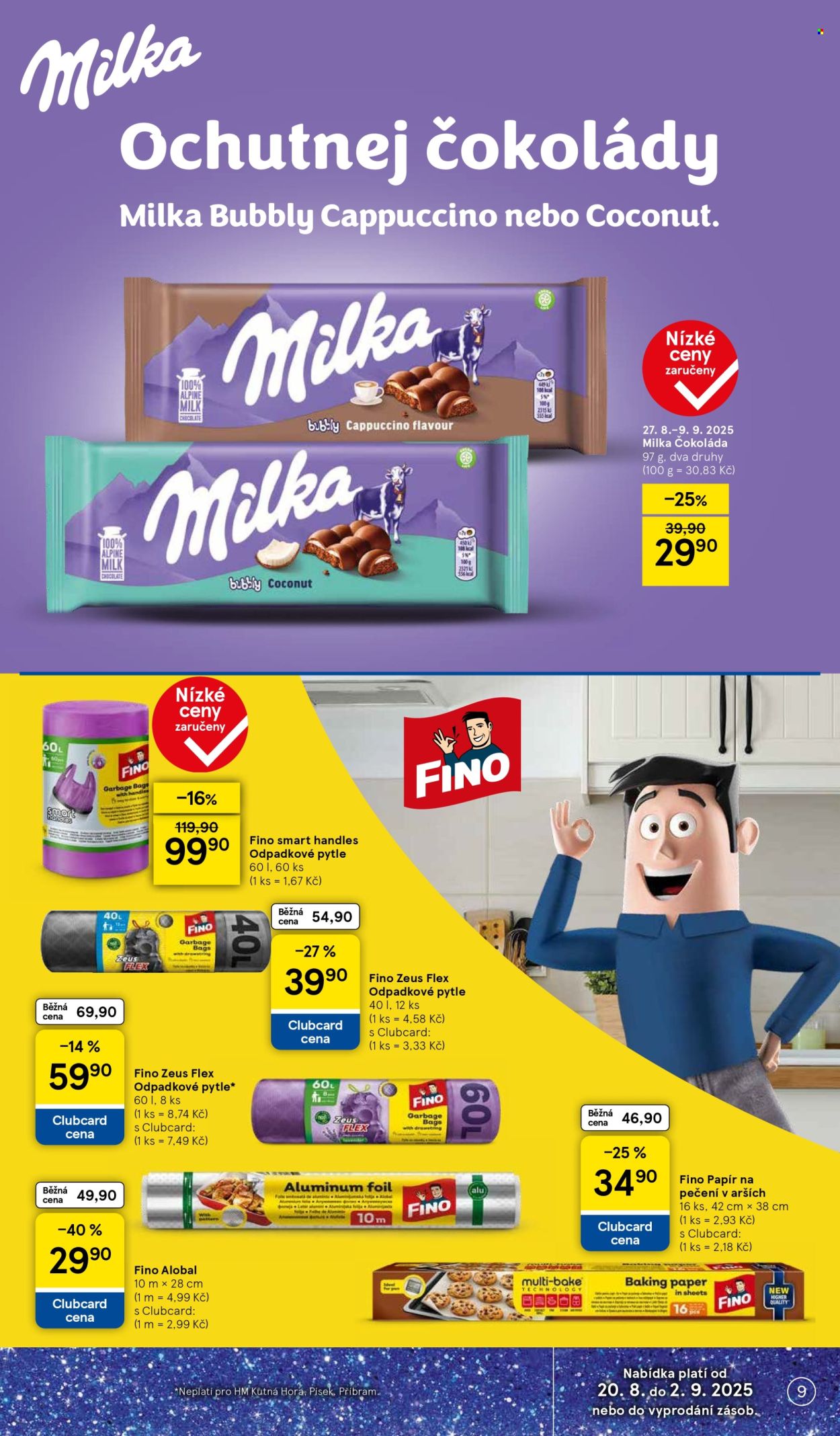 Leták TESCO - 27.8.2025 - 2.9.2025. Strana 9